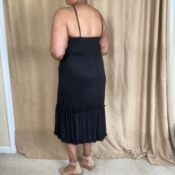 Lane Bryant Seven7 Dress Keyhole Neckline Size 14/16 Black - Picture 5 of 12